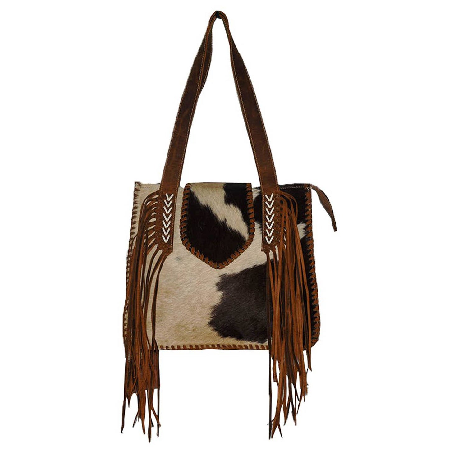 Leather Hairon Harry Messenger Bag