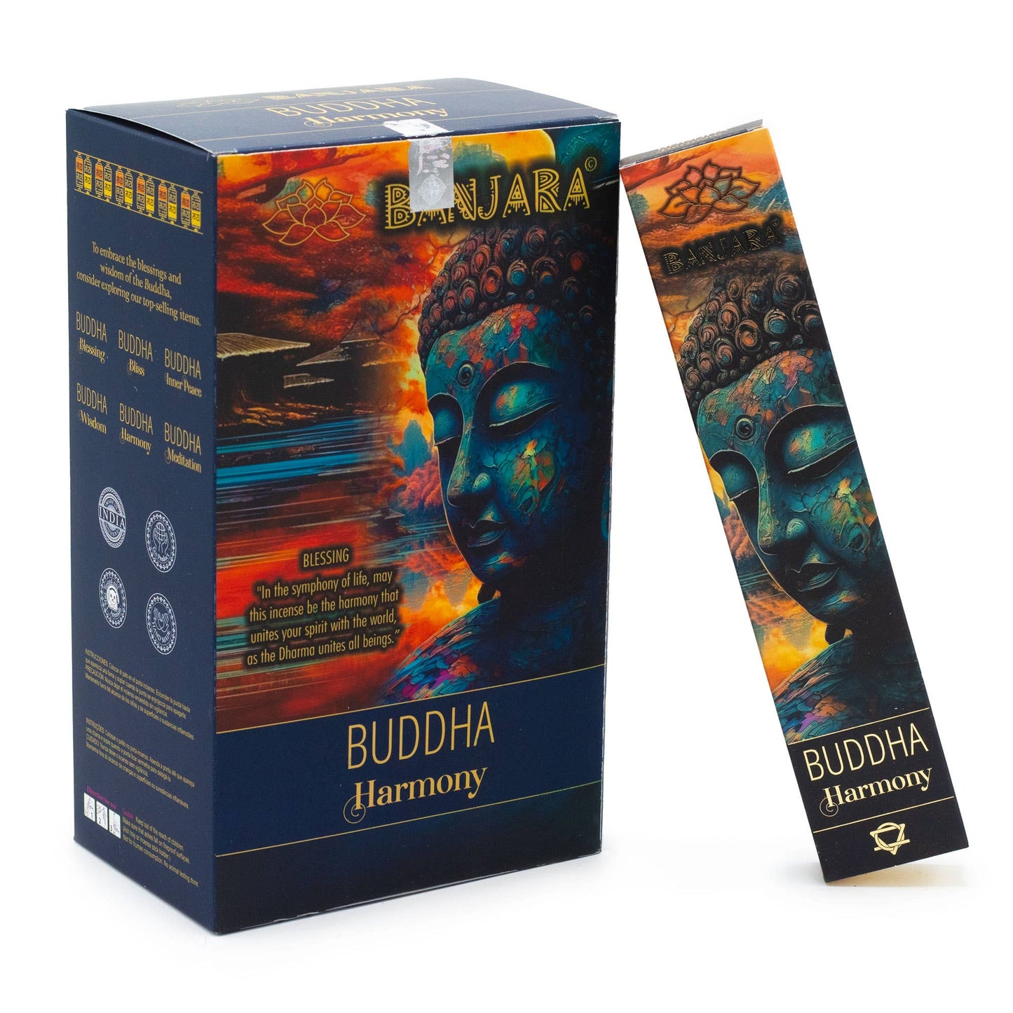 Harmony Buddha Incense Sticks 15gms Banjara