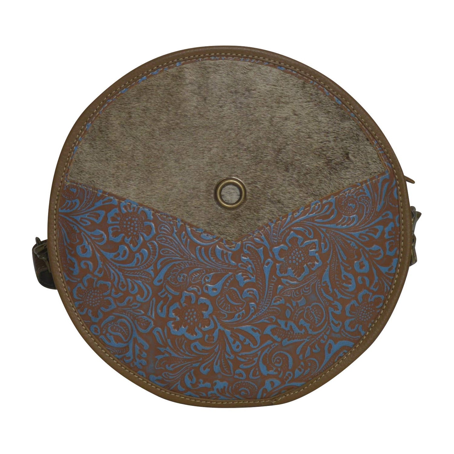 Leather & Hairon Women's Gyno Canteen Bag