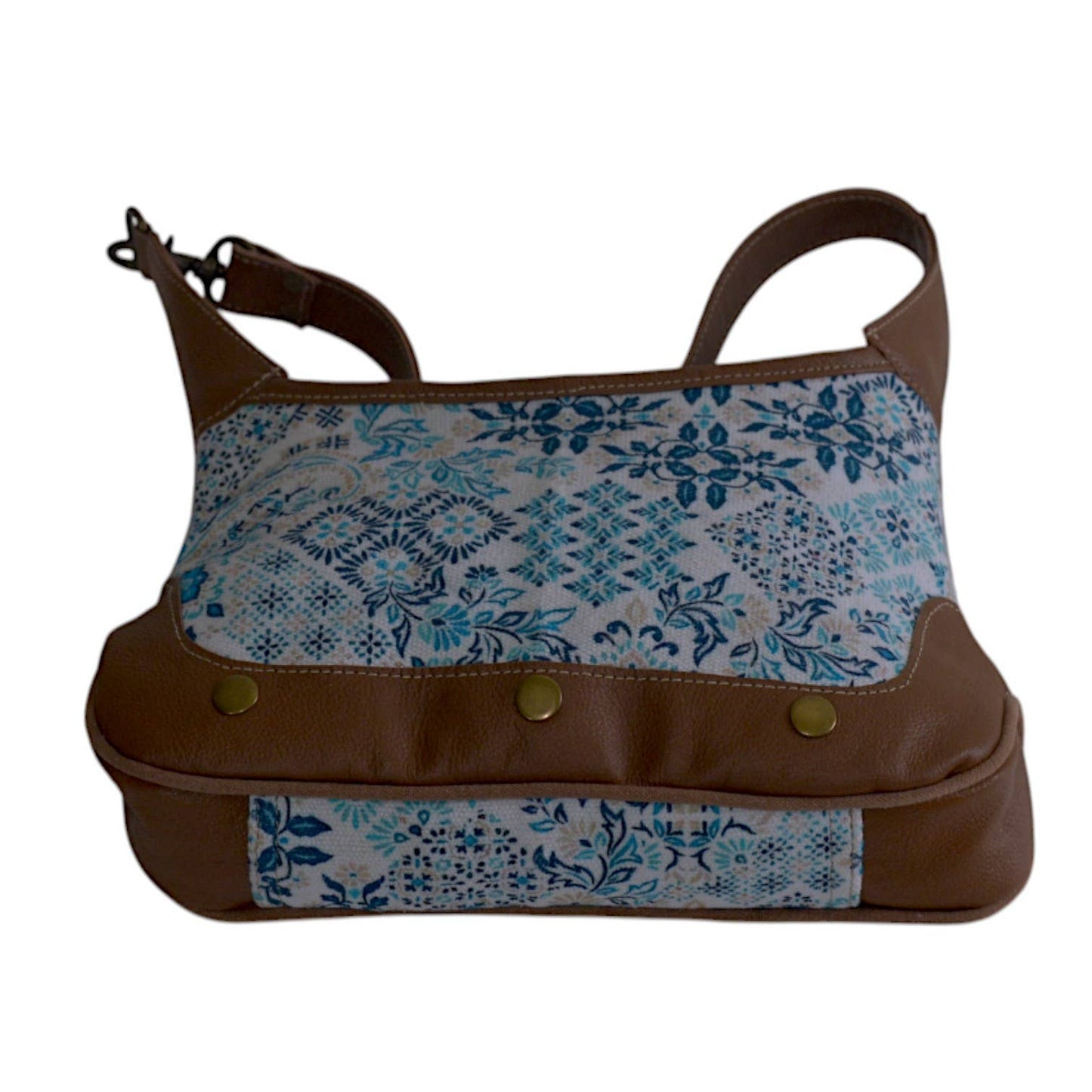 Canvas & Leather Small Shoulder Dash Wrislet Bag