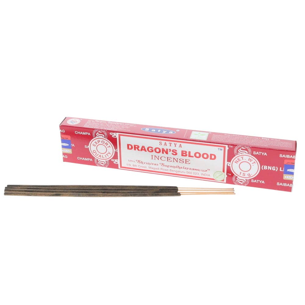 Dragon Blood Incense 15gms Sticks Satya (BNG)