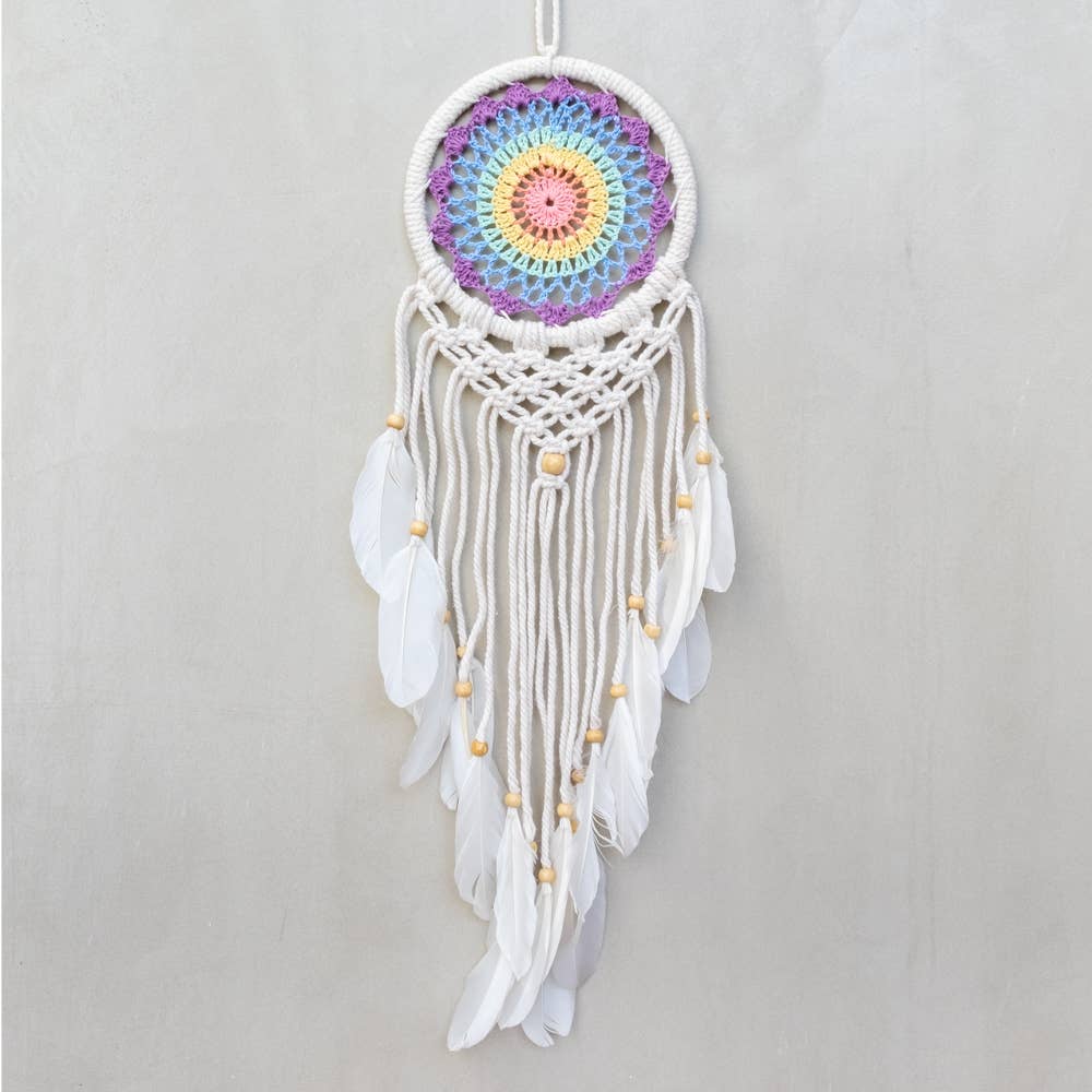 Crochet Macrame Dream Catcher Wall Hanging Dreamcatcher