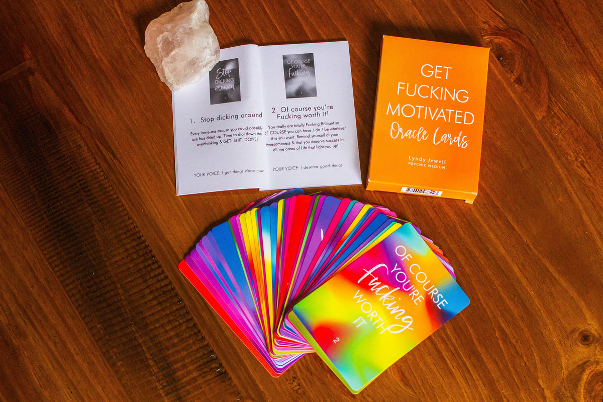 Get Fucking Motivated Oracle Cards