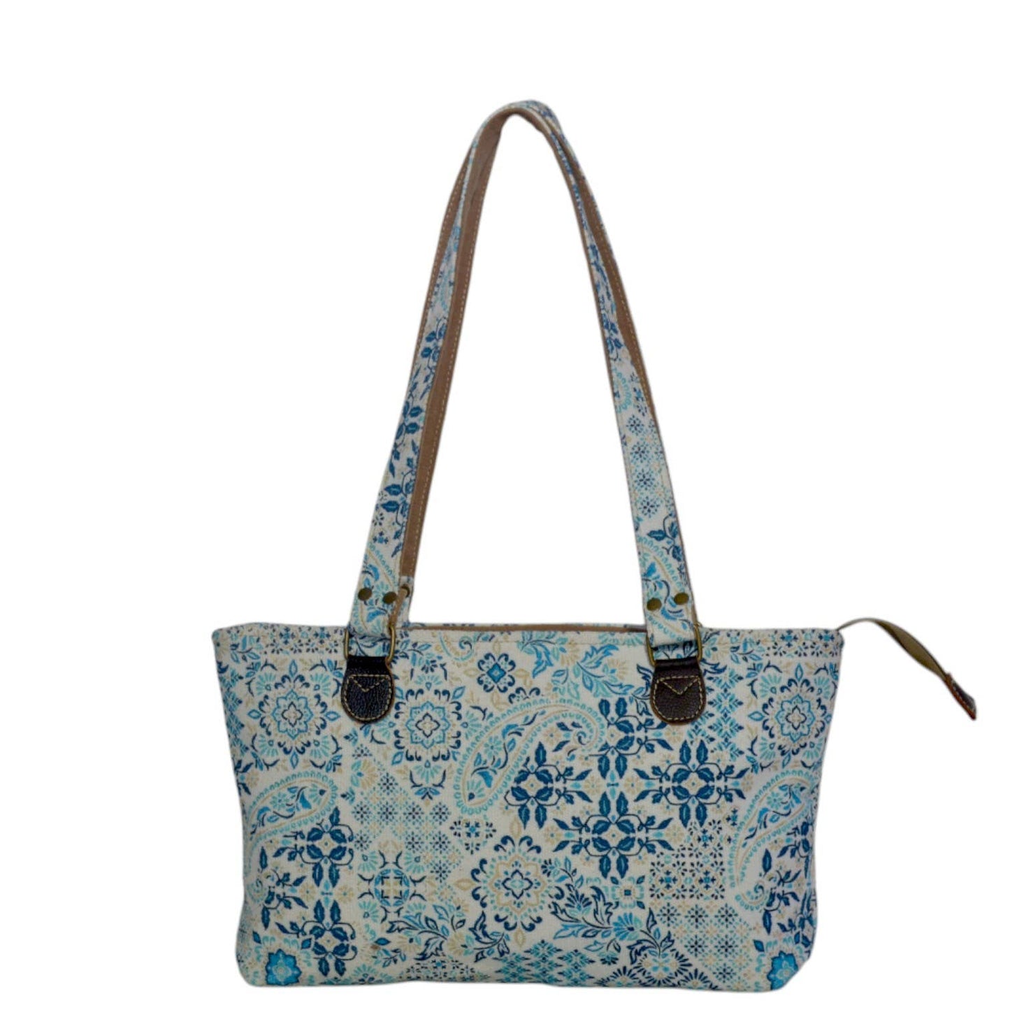 Canvas & Leather Small Shoulder Rydo Wrislet Bag