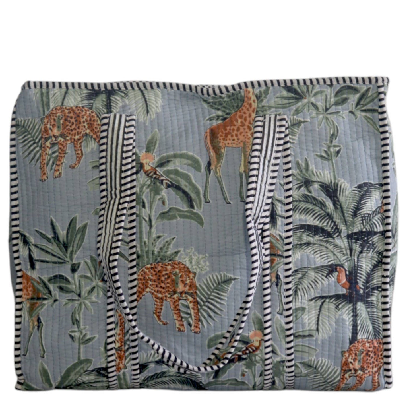 Animal Quilt Messenger Bag
