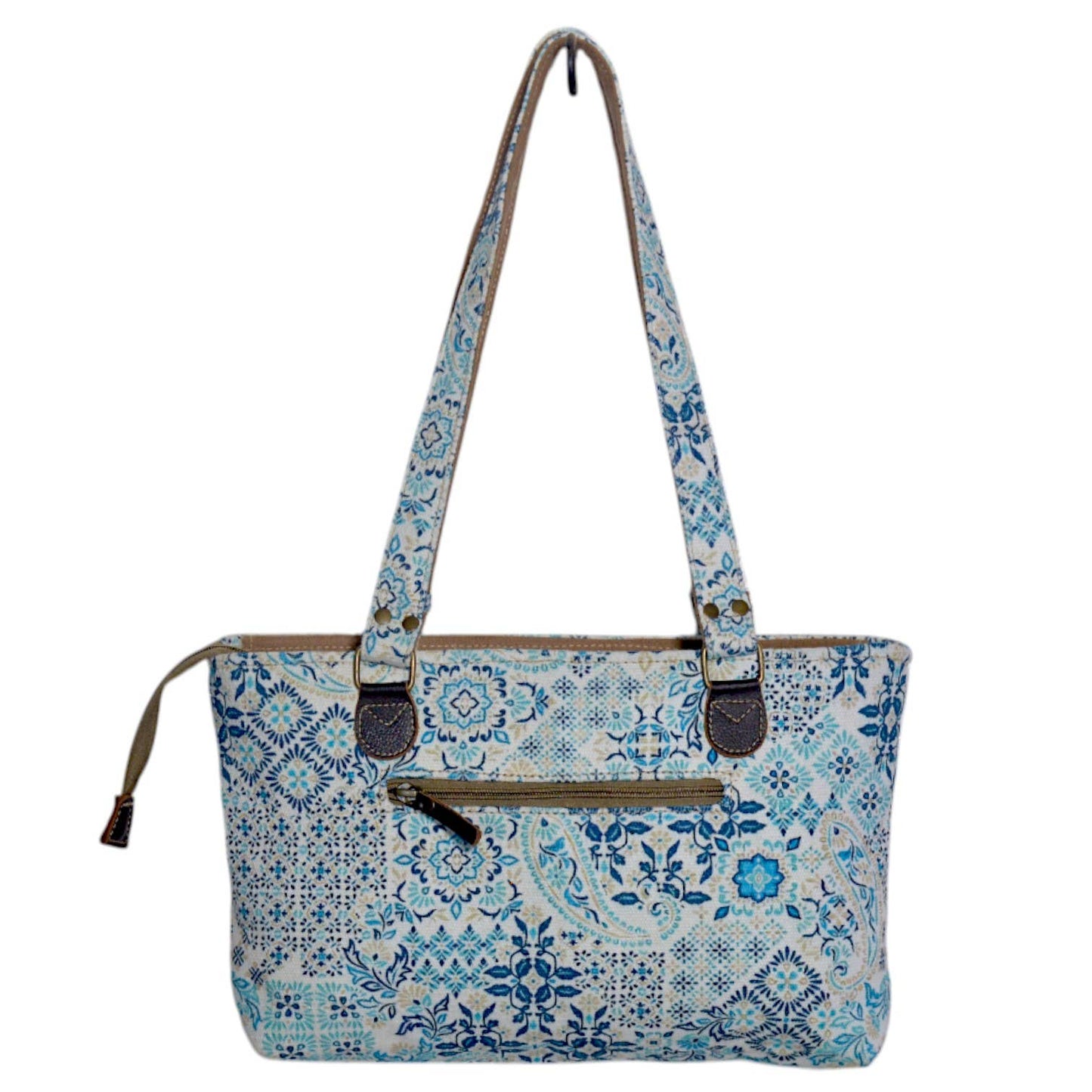 Canvas & Leather Small Shoulder Rydo Wrislet Bag