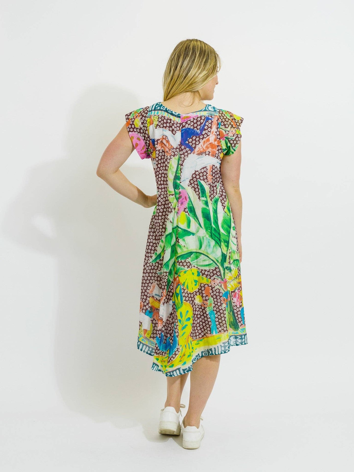 Maheno Dress in Coffee Beans