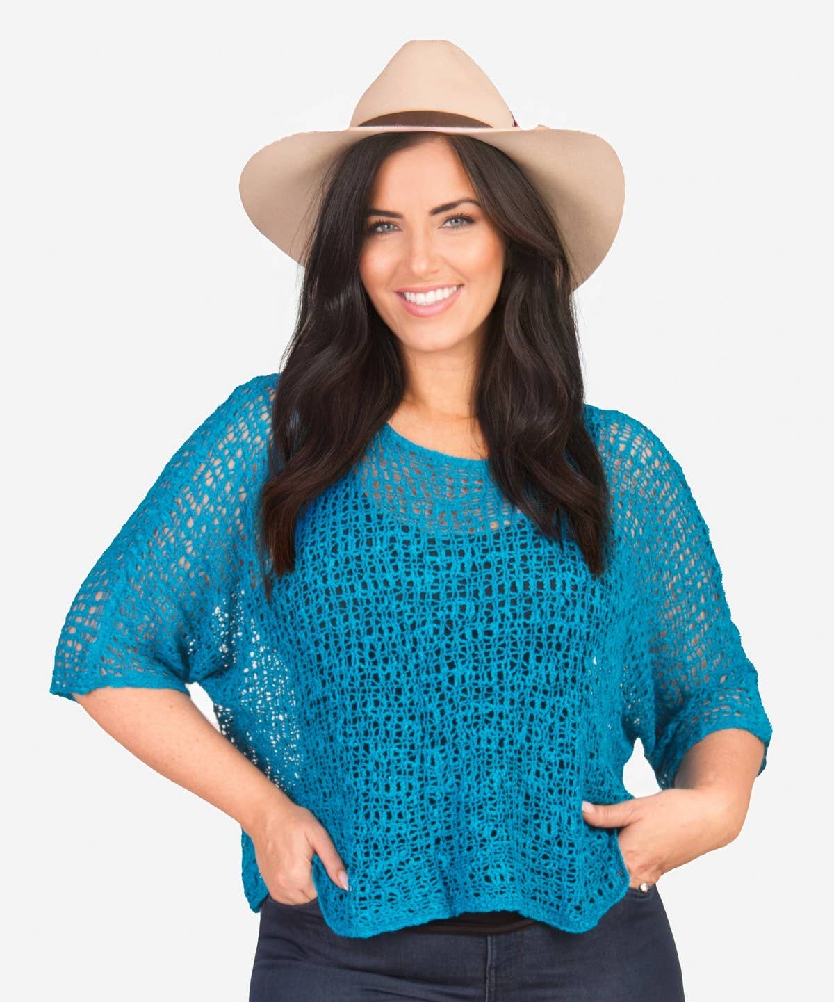 POPCORN KNIT OVERSIZED TOP