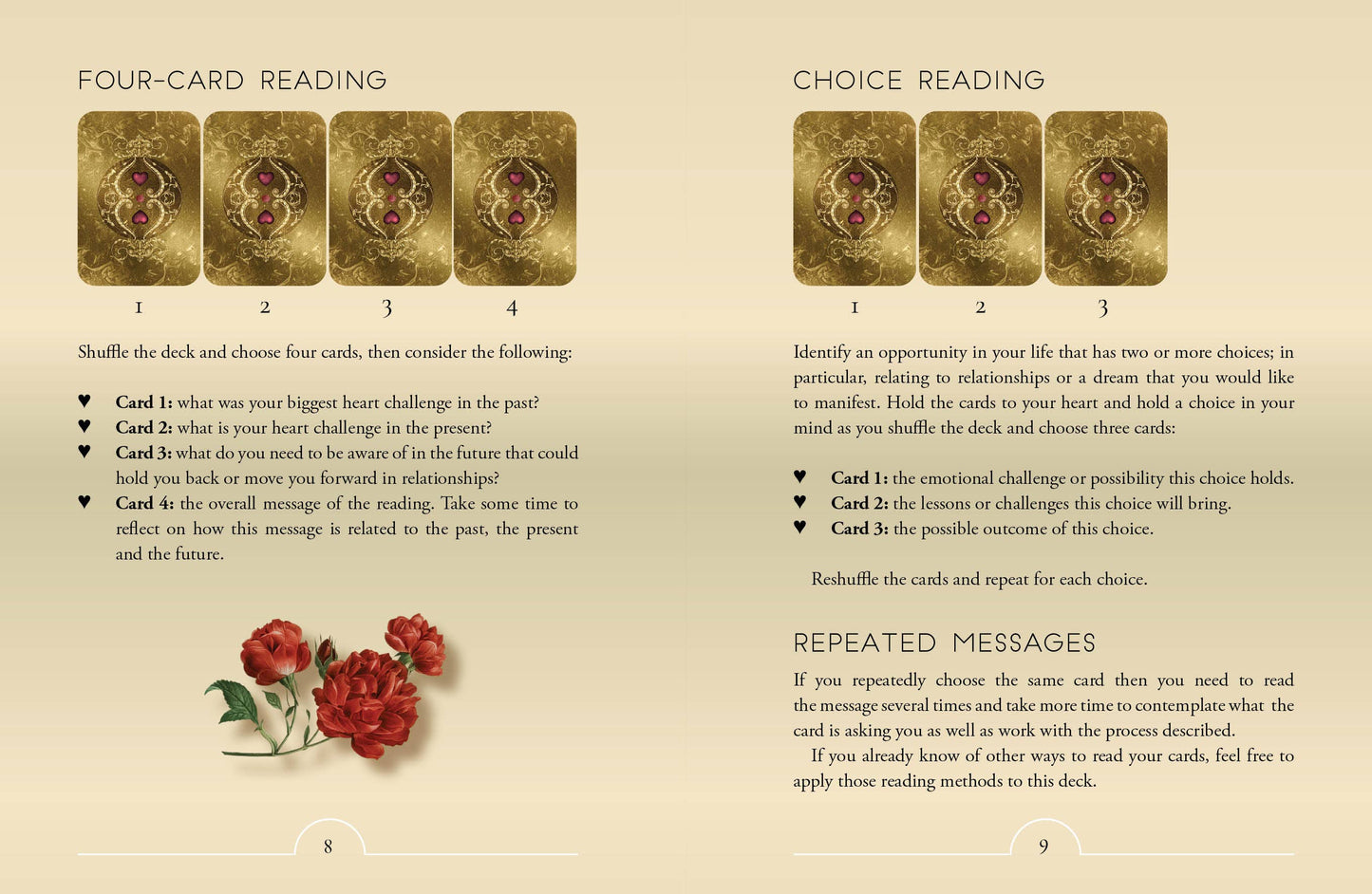 Healing Heart Oracle: 36 Gilded Cards & 96 Page Guidebook