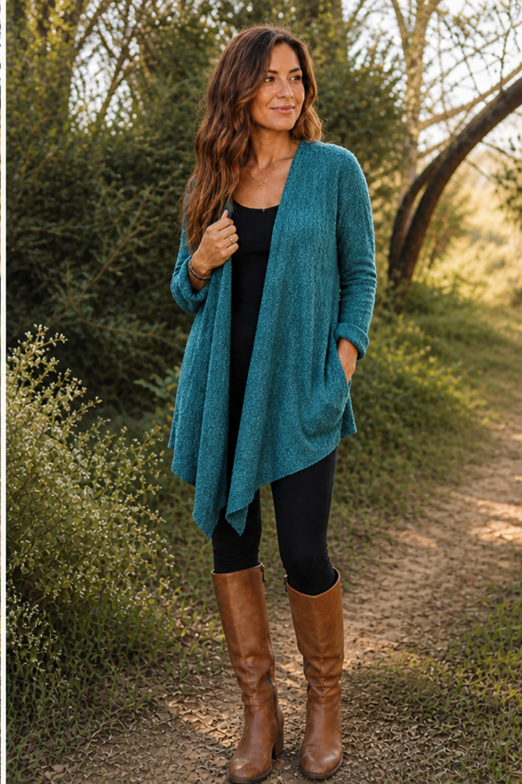 LONG KNIT CARDIGAN