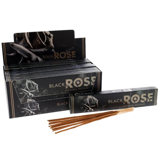 Black Rose Incense 15gms Sticks New Moon