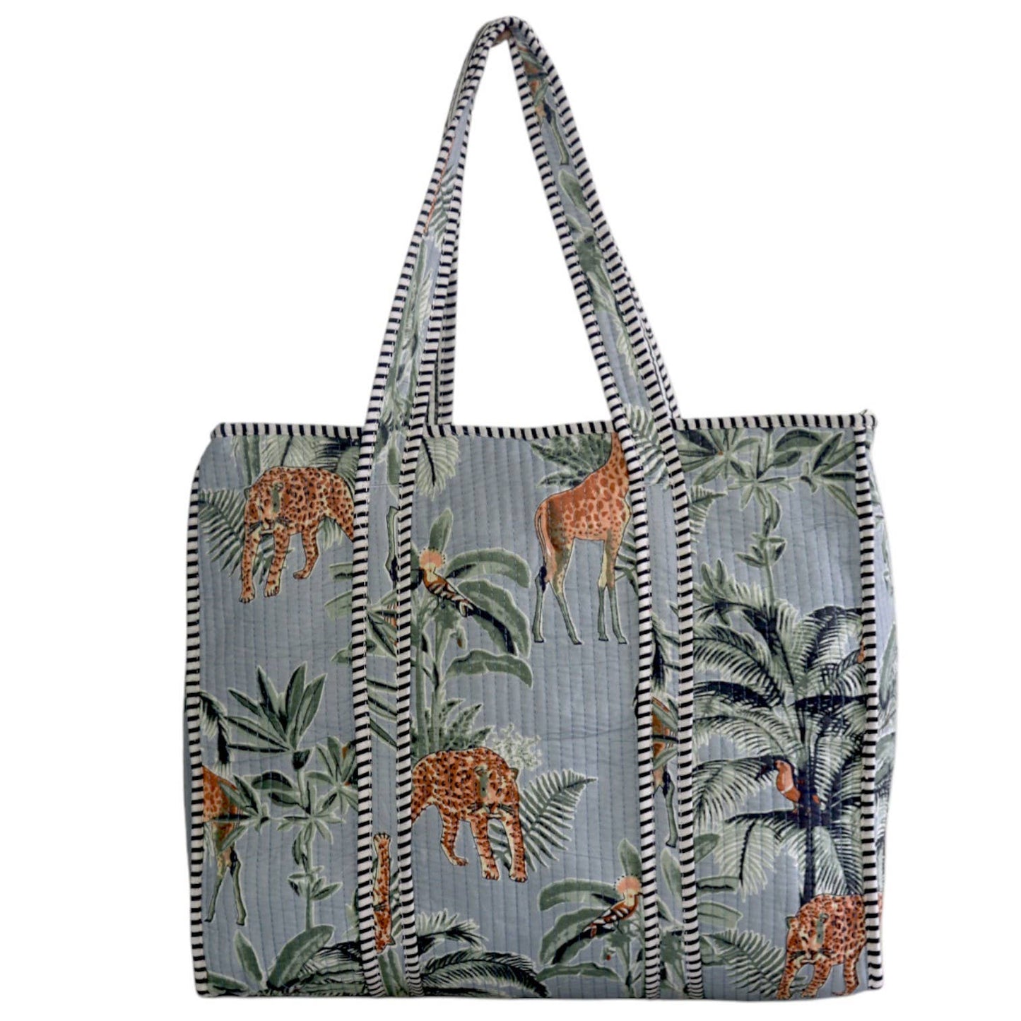 Animal Quilt Messenger Bag