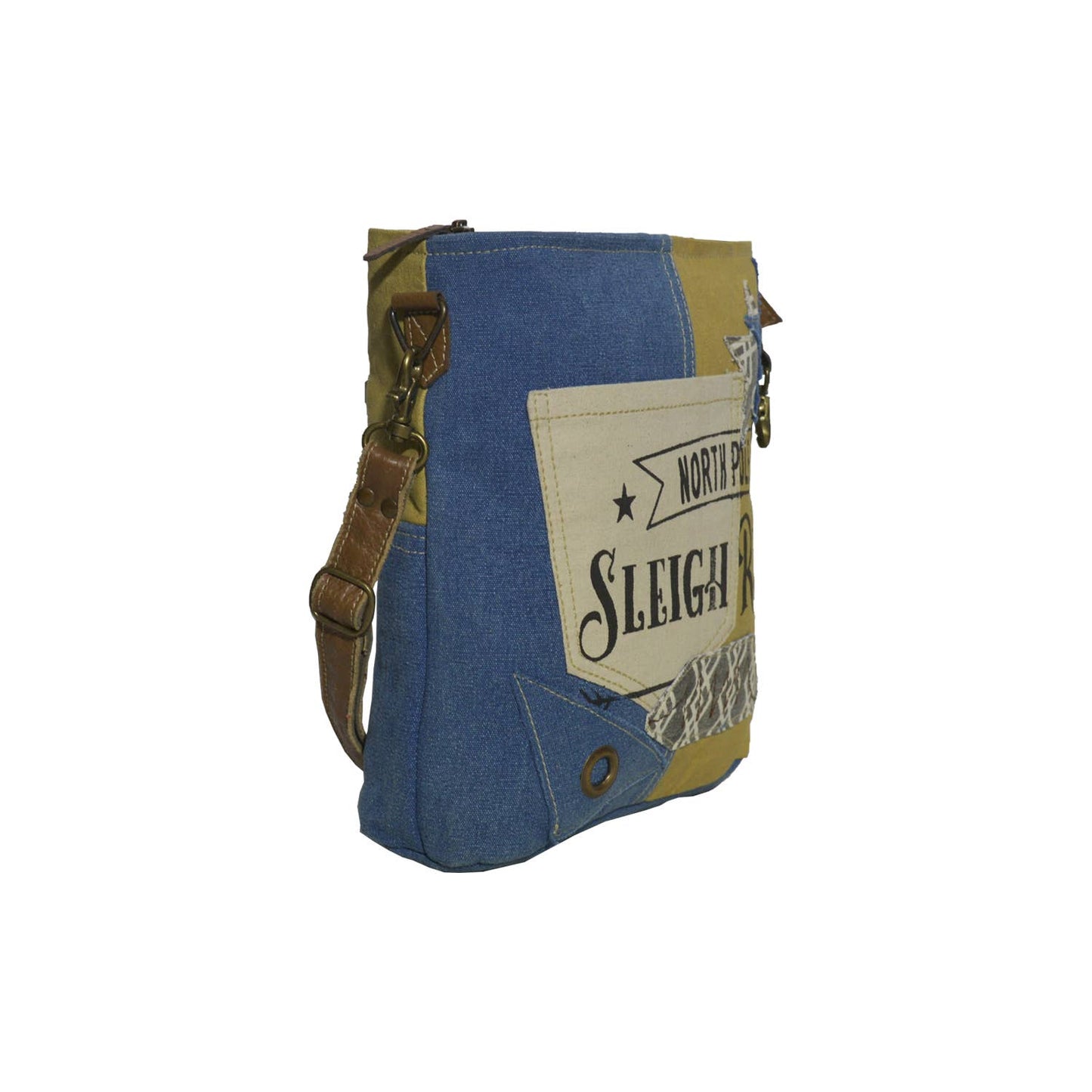 Canvas & Leather Women's Star Crossbody