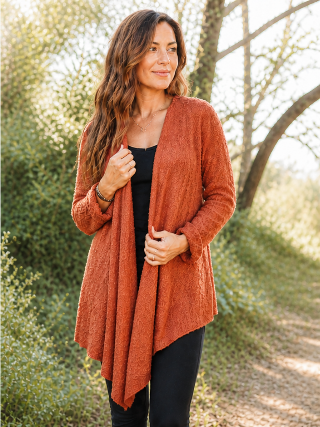 LONG KNIT CARDIGAN