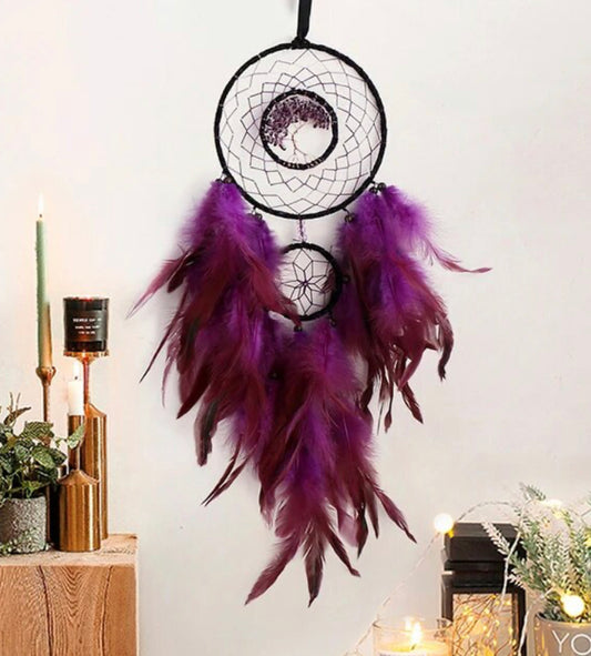 Purple Dreamcatcher Tree of Life