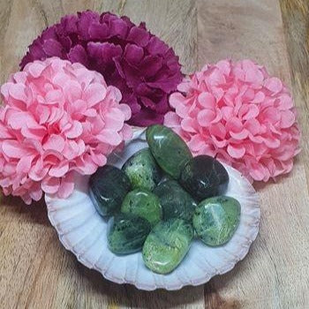 Nephrite Jade Tumbled Stone