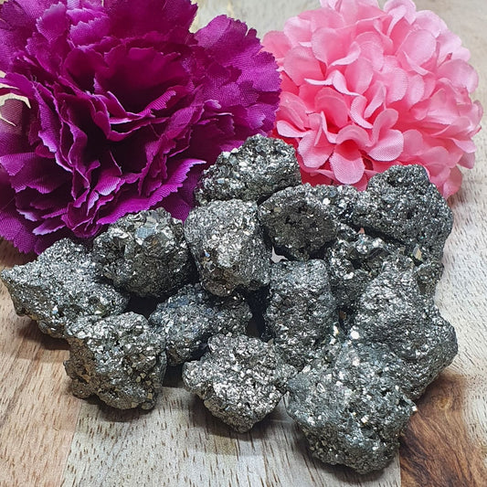 Pyrite Tumbled Stone