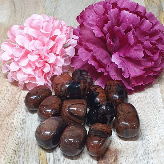 Mahogany Obsidian Tumbled Stone
