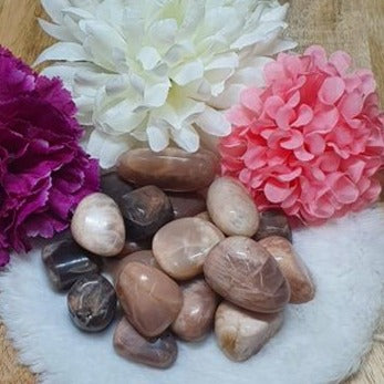 Peach Moonstone Tumbled Stone