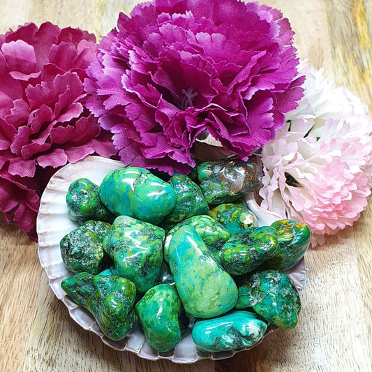 Magnesite Green Tumbled Stone
