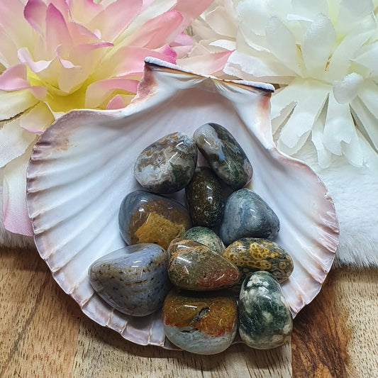 Ocean Jasper Tumbled Stone