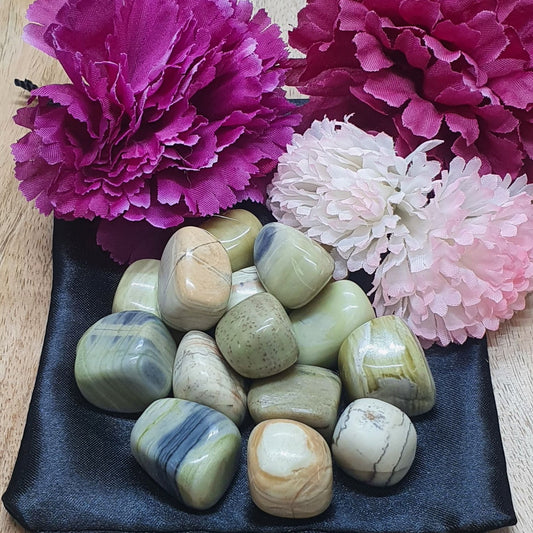 Butter Jade Tumbled Stone