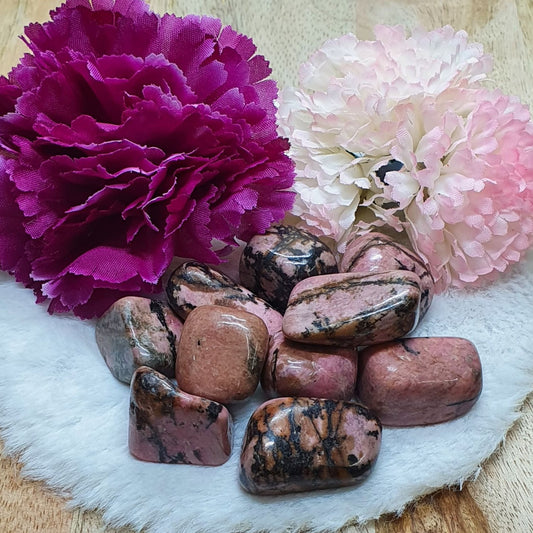 Rhodonite Tumbled Stone