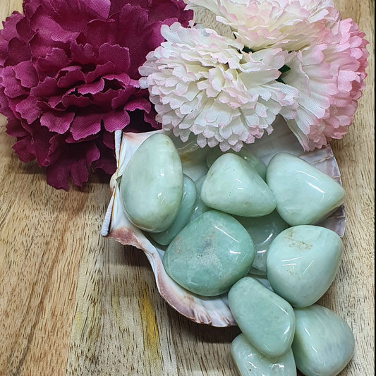 New Jade Tumbled Stones