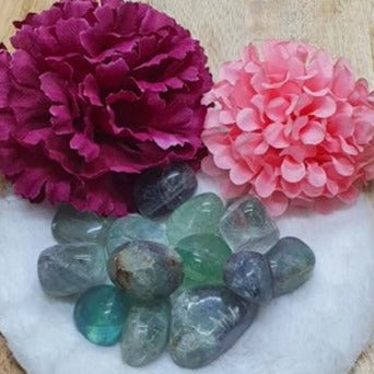 Green Fluorite Tumbled Stone