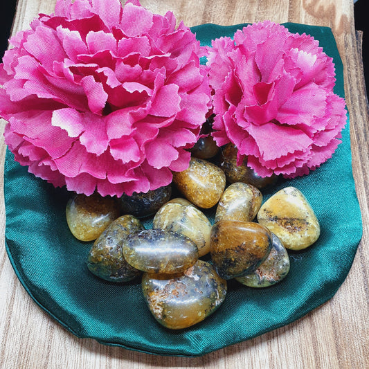 Yellow Opal Tumbled Stone
