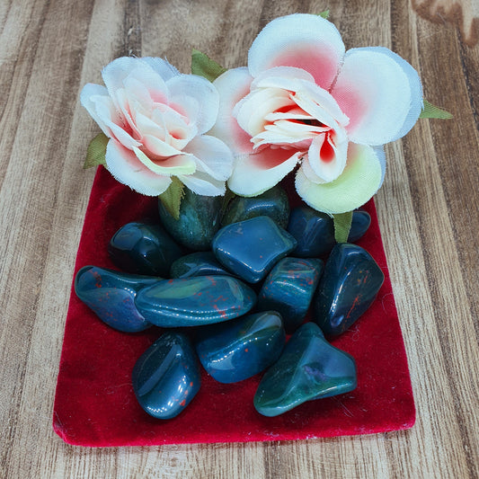 Bloodstone Tumbled Stone