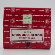 Dragon's Blood Incense Cones - Satya
