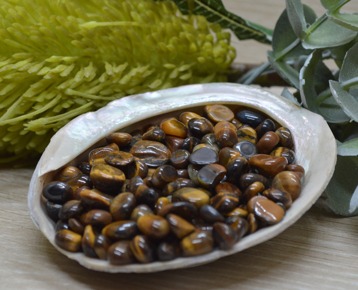 Tigers Eye Crystal Chips - 100g