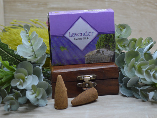 Lavender Incense Cones - Kamini
