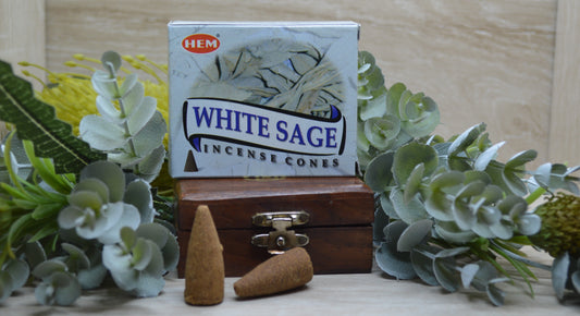 White Sage Cones - Hem