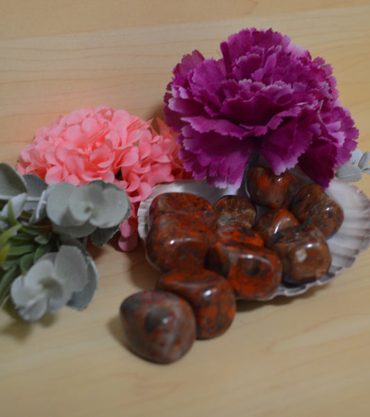 Tigers's Eye Red Tumbled Stone