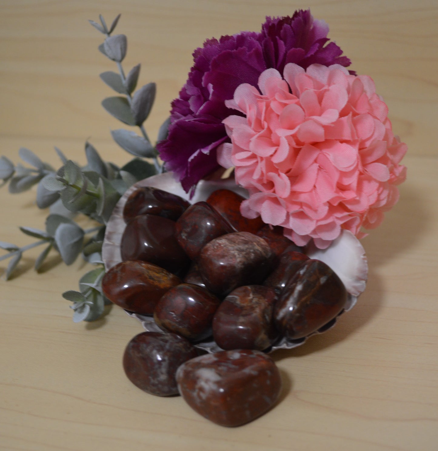 Brecciated Jasper Tumbled Stone