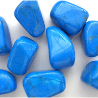 Blue Howlite Tumbled Stone